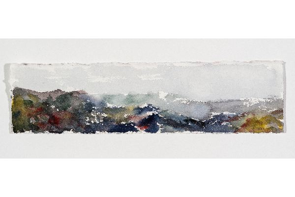 Making Space XVIII, aquarelle sur papier Arches, 11x3p.